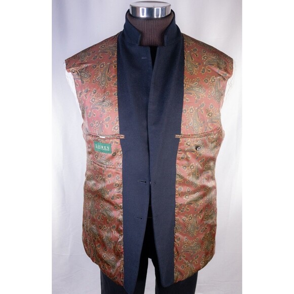 Ralph Lauren Mens Blazer Size 43R Sport Coat 2-Button Jacket Wool/Silk/Cashmere - Picture 9 of 13